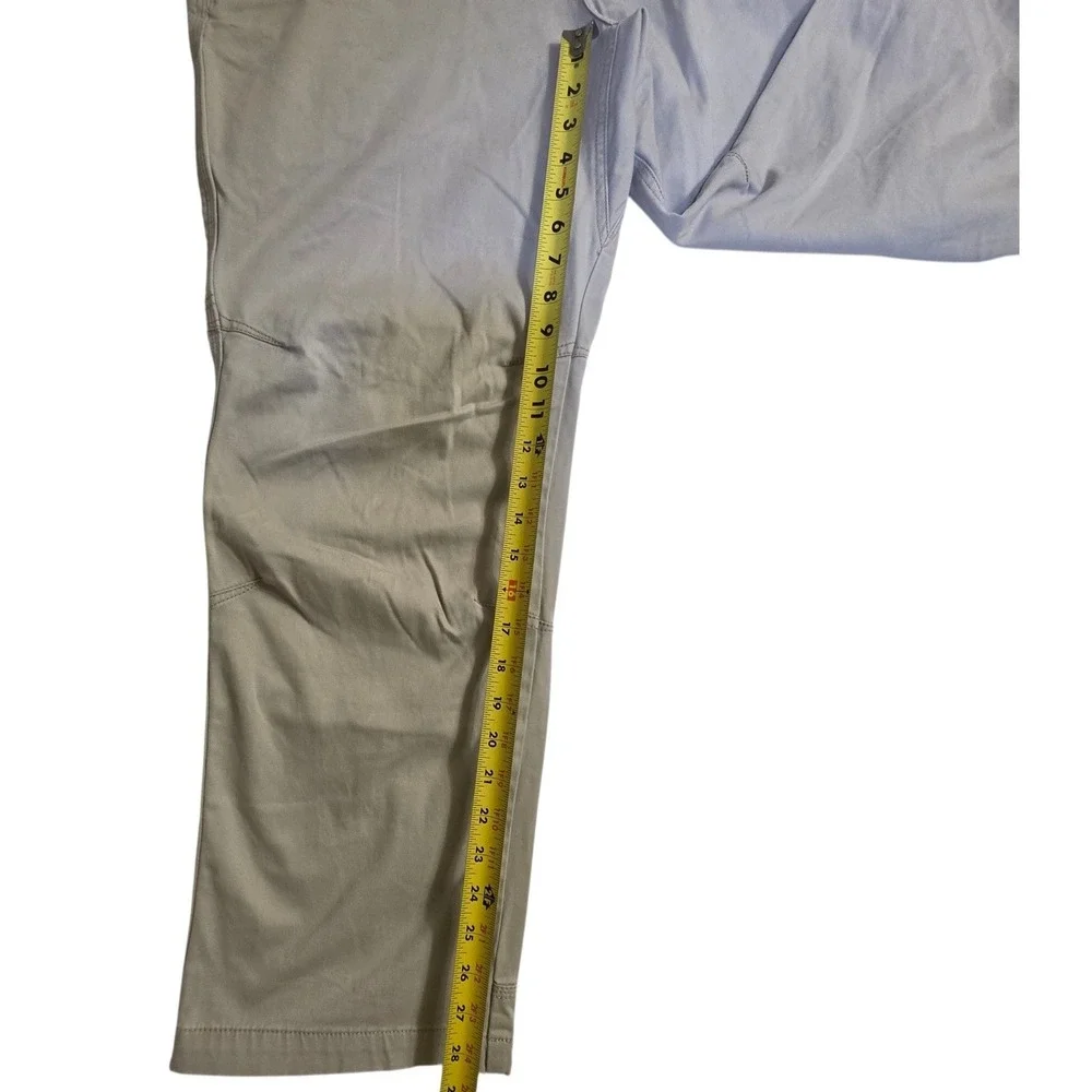 Cabela's Canvas Utility Pants 34x30 Khaki Mens‎ Stretch Outdoor Hiking *READ*